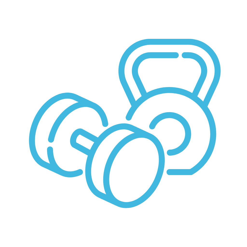 State Of The Art Fitness Center Overlooking City Views