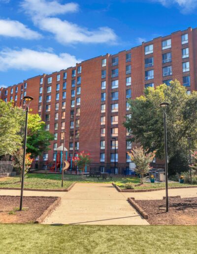 Luxury Apartment Building Exterior View